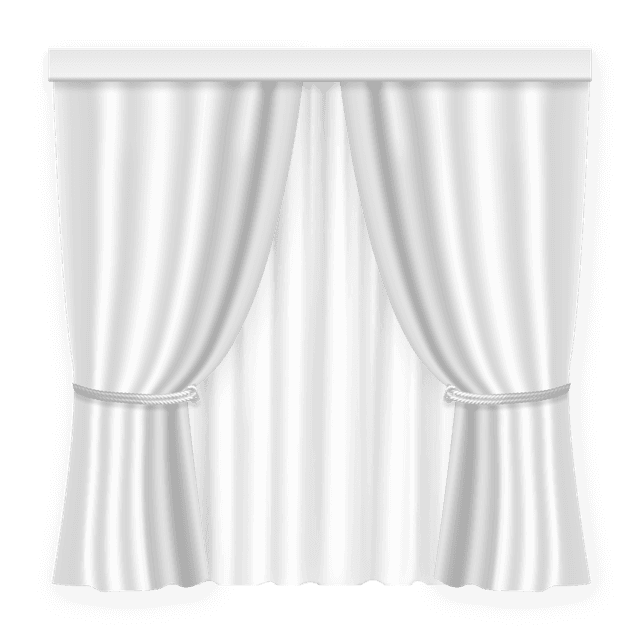 A sleek pearl white MTronic Smart Curtains image