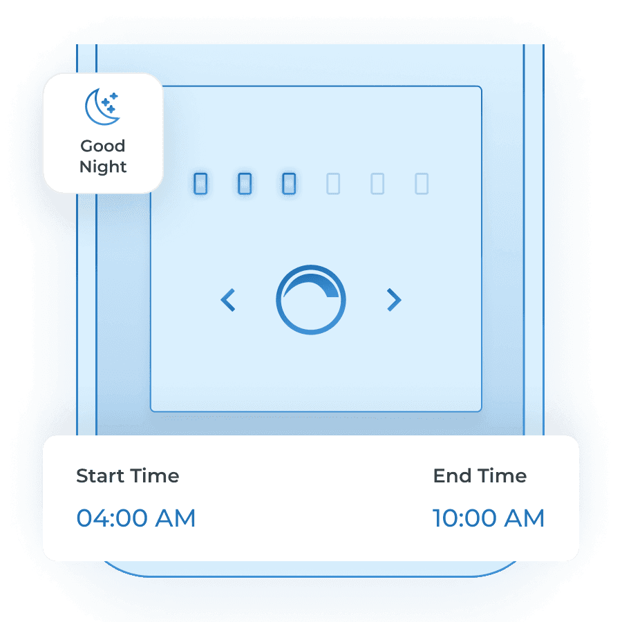 Good Night scene with MTronic Smart Dimmer