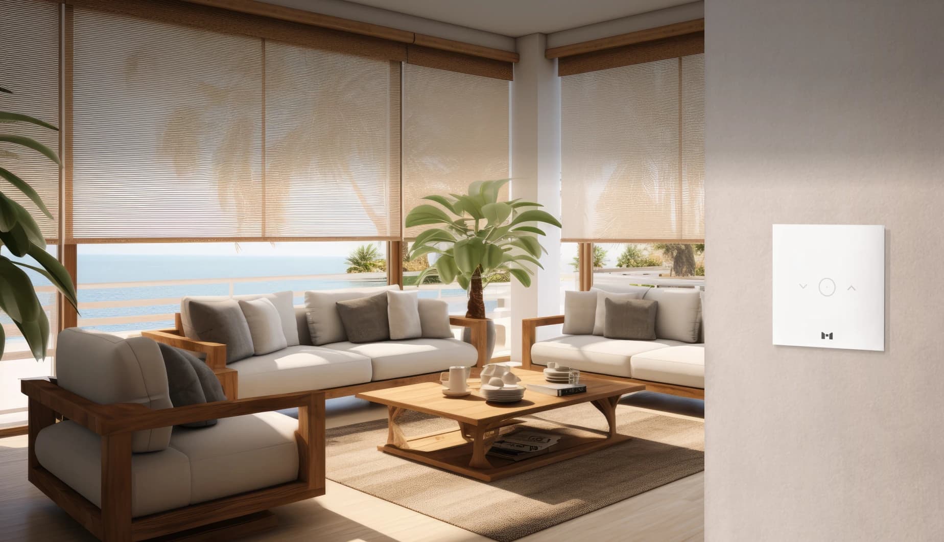 لوحة الستارة الذكية تتحكم في ما يصل إلى 16 ستارة